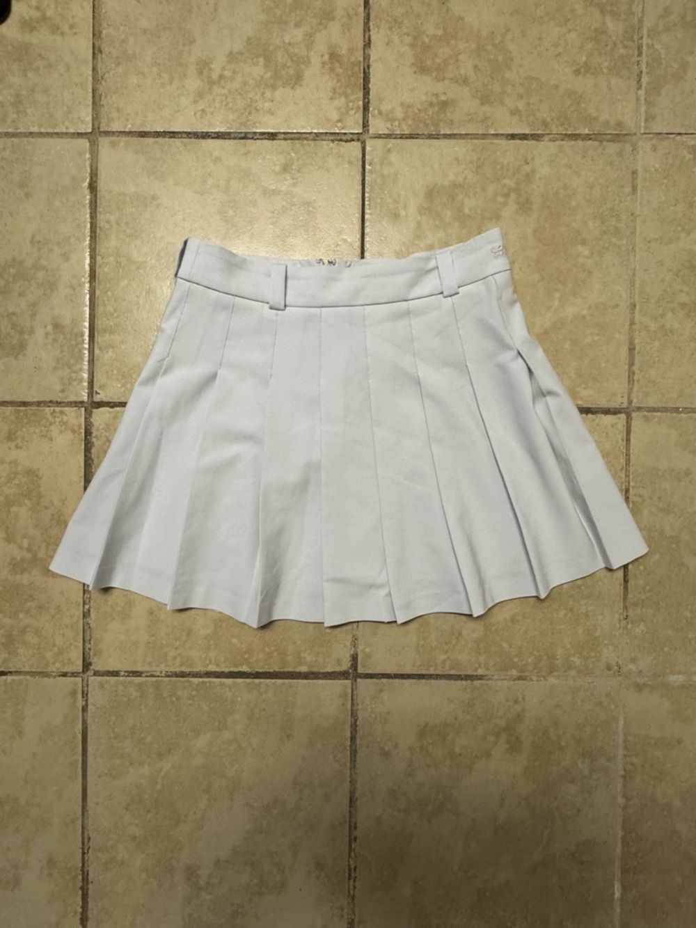 Sunday Best Aritzia Pleated Mini Skirt Size 6 | White Preppy Tennis
